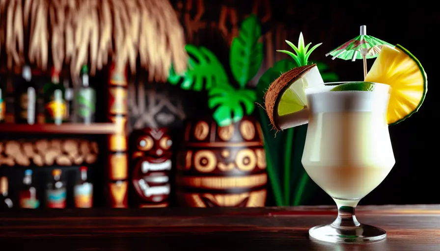 Kan man bruge kokosmælk i Tiki-cocktails?