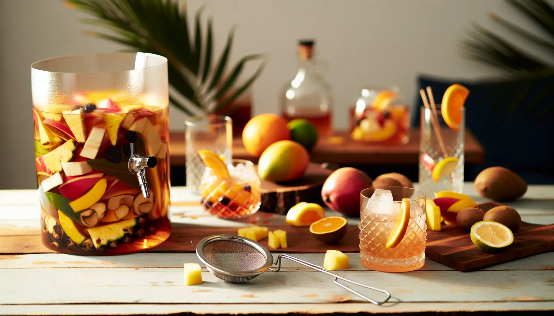 Lav dine egne rominfusioner med frisk frugt