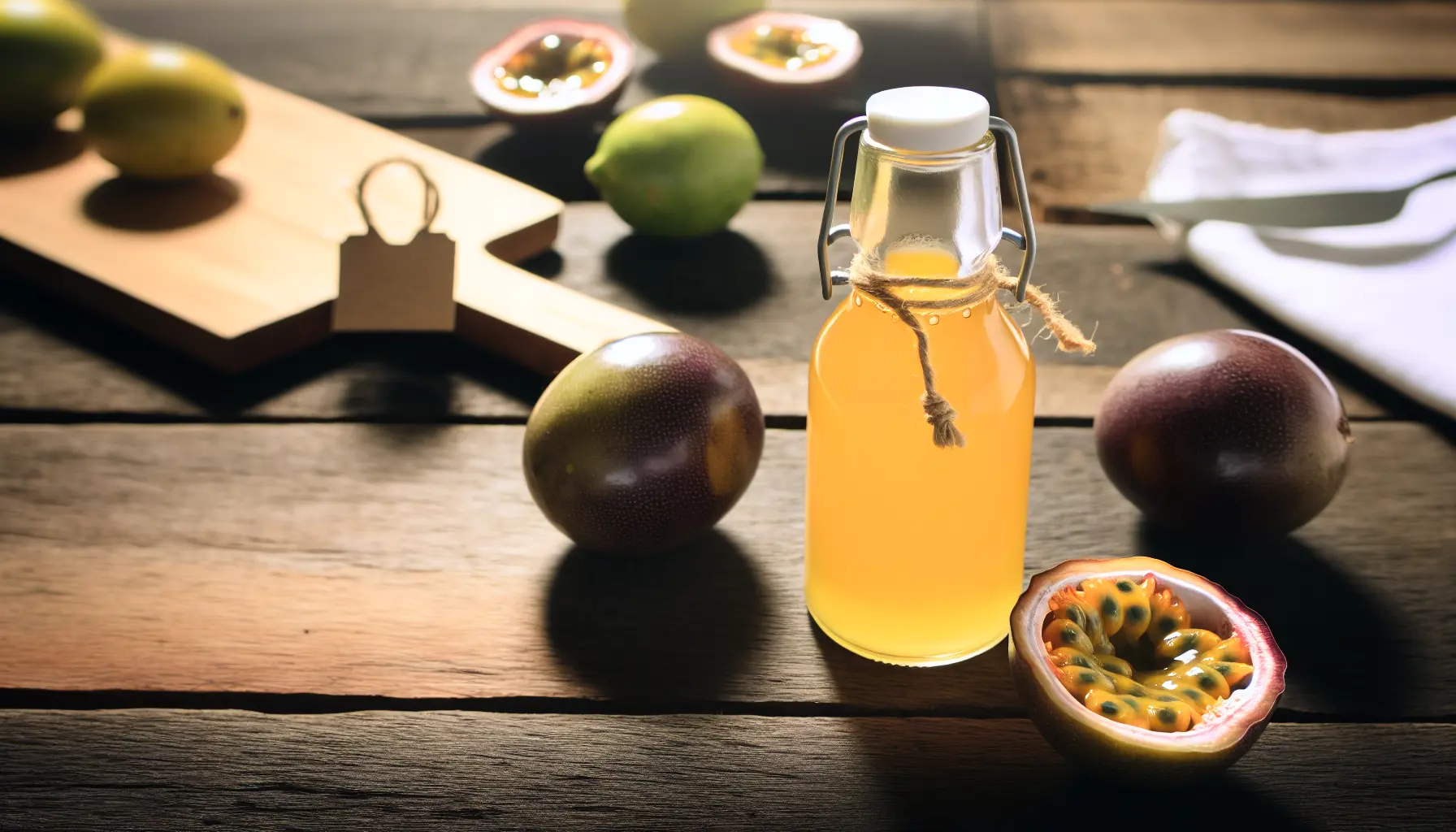 Sådan laver du frisk passionsfrugtsirup fra bunden