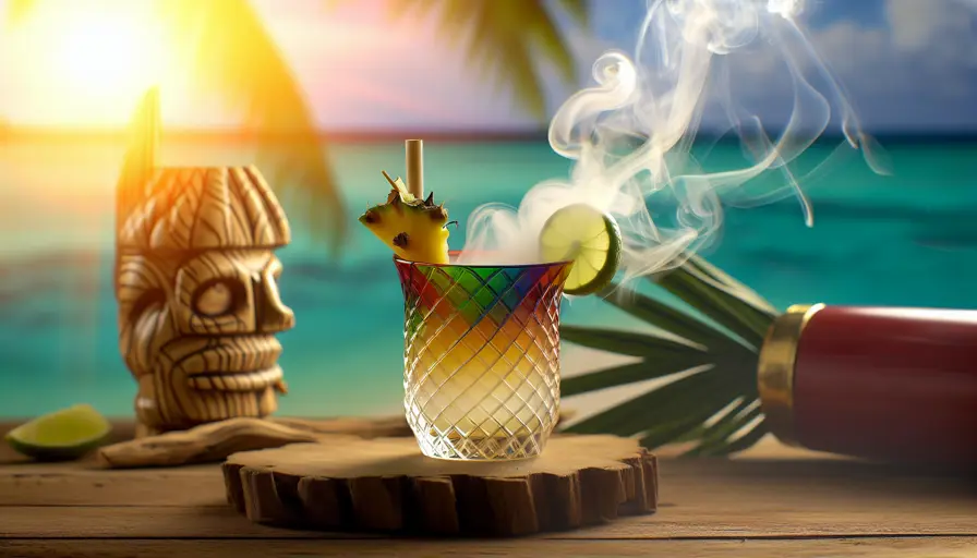 Sådan bruger du røget rom til tropiske cocktails