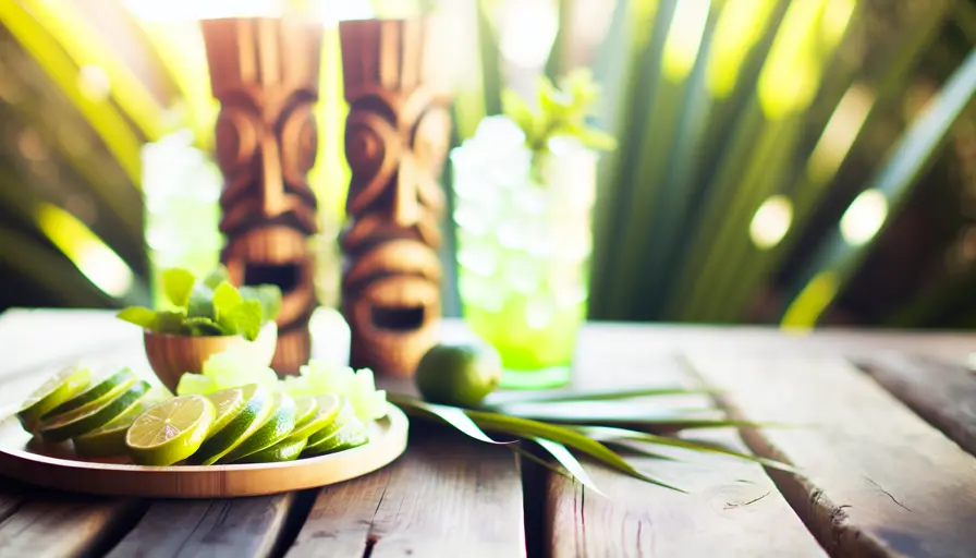 Sådan laver du hjemmelavet garnish til tiki-cocktails