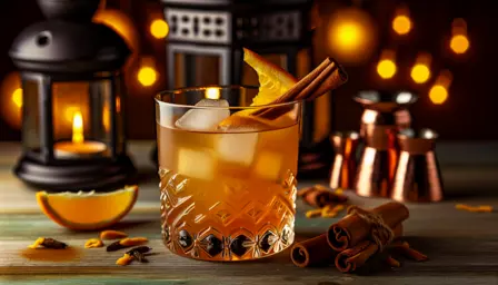 Amber Lantern Ritual cocktail