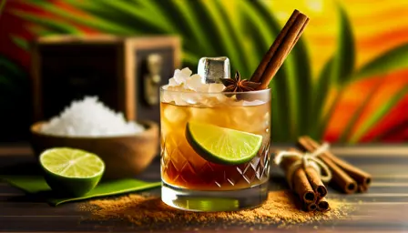 Amber Spice Voyage cocktail