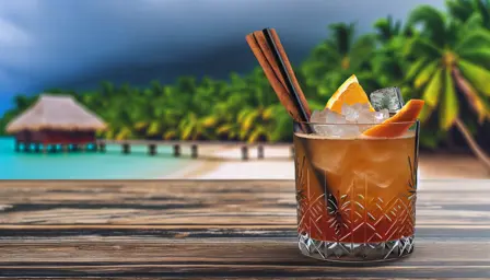 Caribbean Ember Glow cocktail