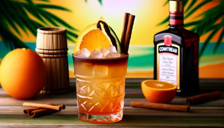 Citrus Ember Cascade Cocktail