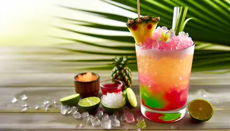 Coral Reef Fizz cocktail
