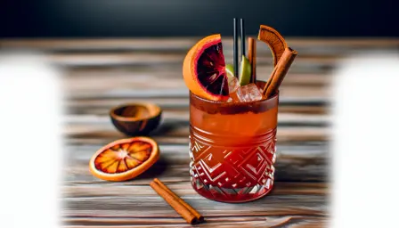 Crimson Spice Gale cocktail