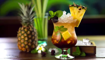 Dusky Pineapple Rhum Runner