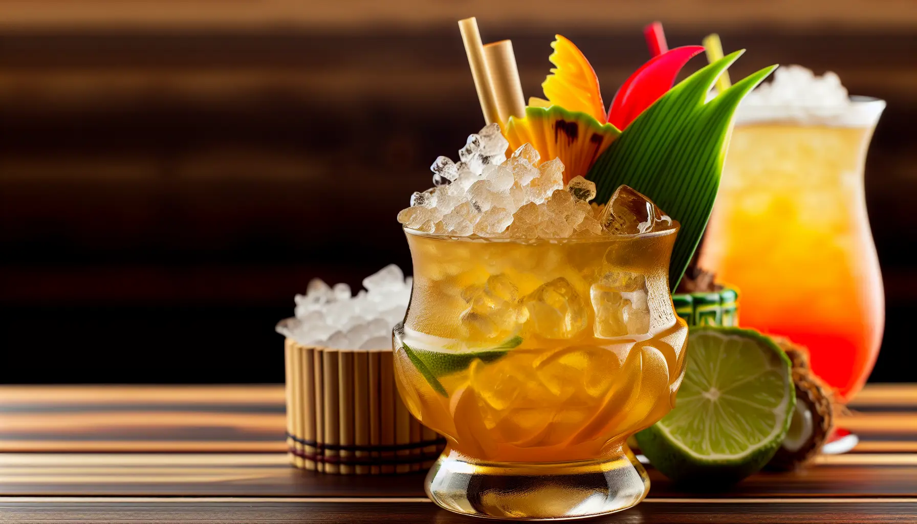Golden Coral Wave Cocktail