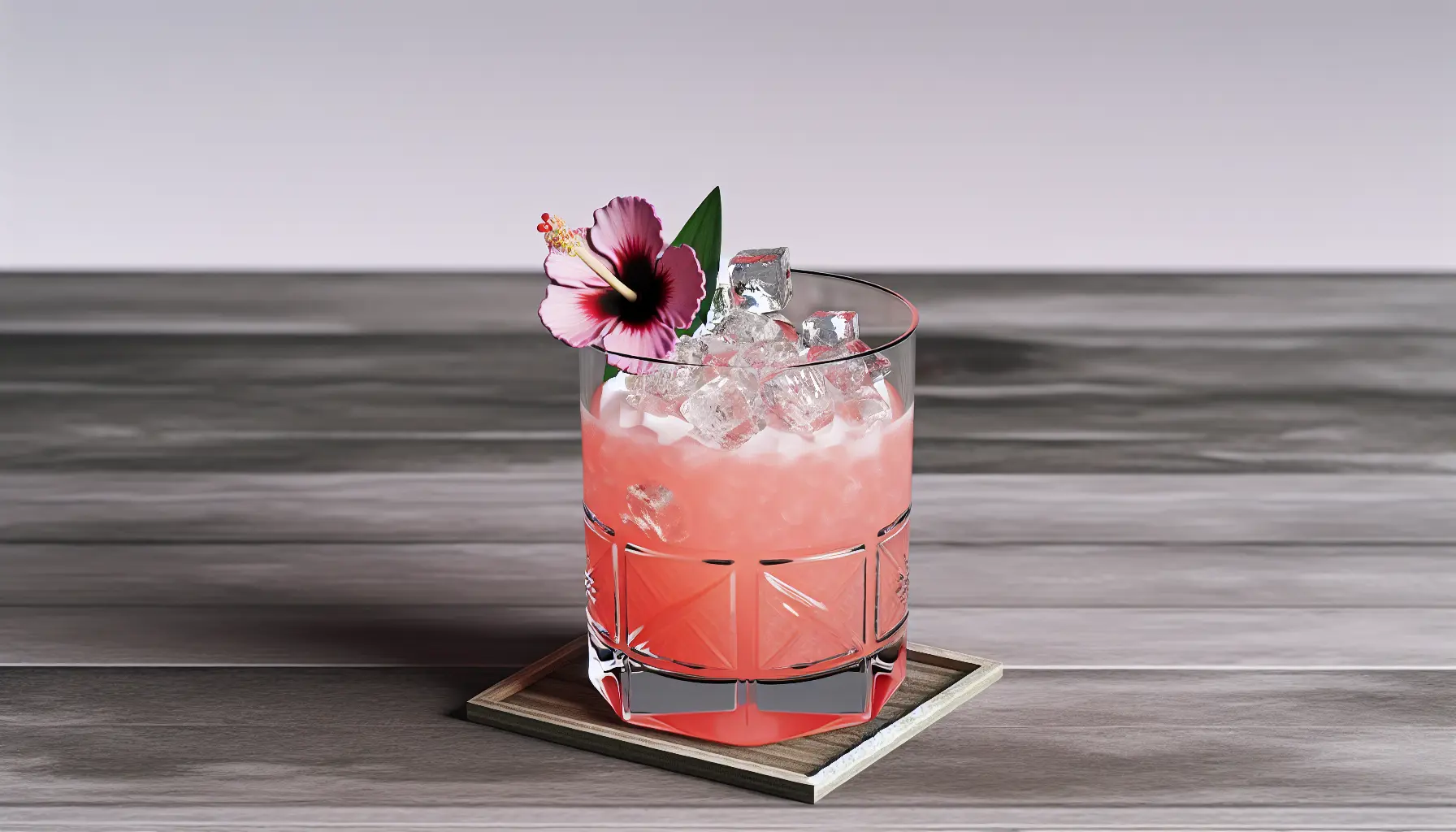 Hibiscus Breeze Glow cocktail