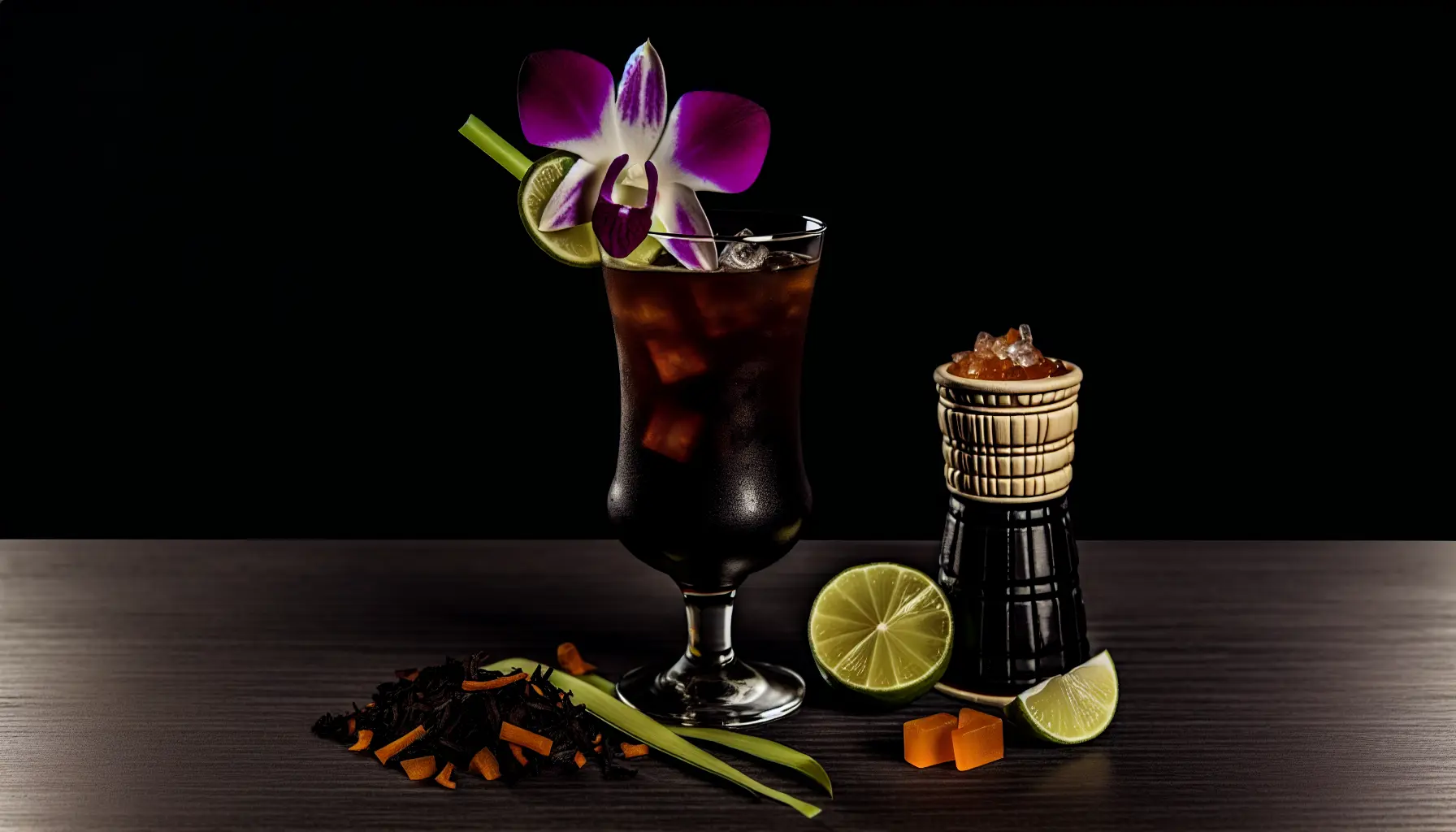 Midnight Orchid Swizzle