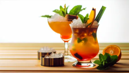 Radiant Jungle Flame cocktail