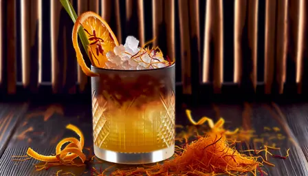 Saffron Citrus Ember cocktail