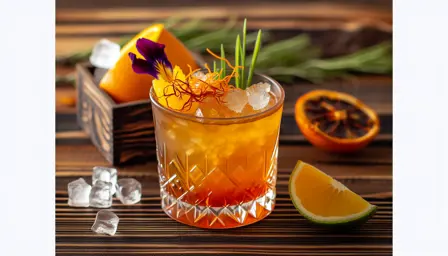 Saffron Citrus Ember cocktail