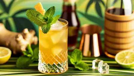 Saffron Isle Swizzle