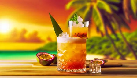 Saffron Sunset Punch