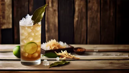 Savory Bay Rhum Swizzle