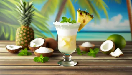 Sunlit Coconut Harbor