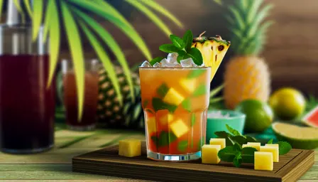 Sunlit Palm Punch