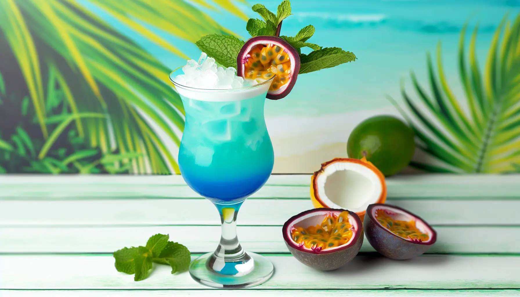 Velvet Lagoon Twist cocktail