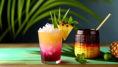 Velvet Pineapple Swizzle